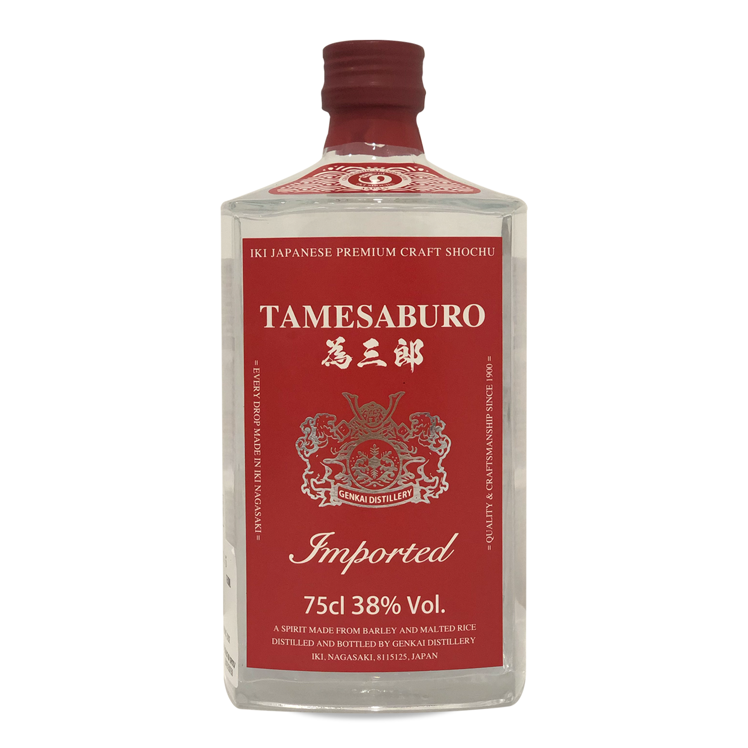 IKI TAMESABURO MUGI SHOCHU 38% ‘RED LABEL’