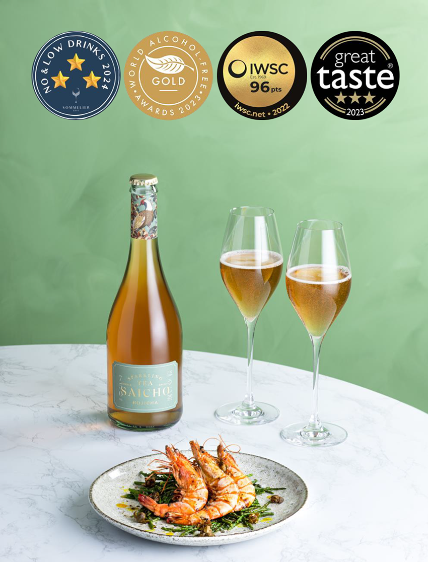 SAICHO HOJICHA SPARKLING TEA