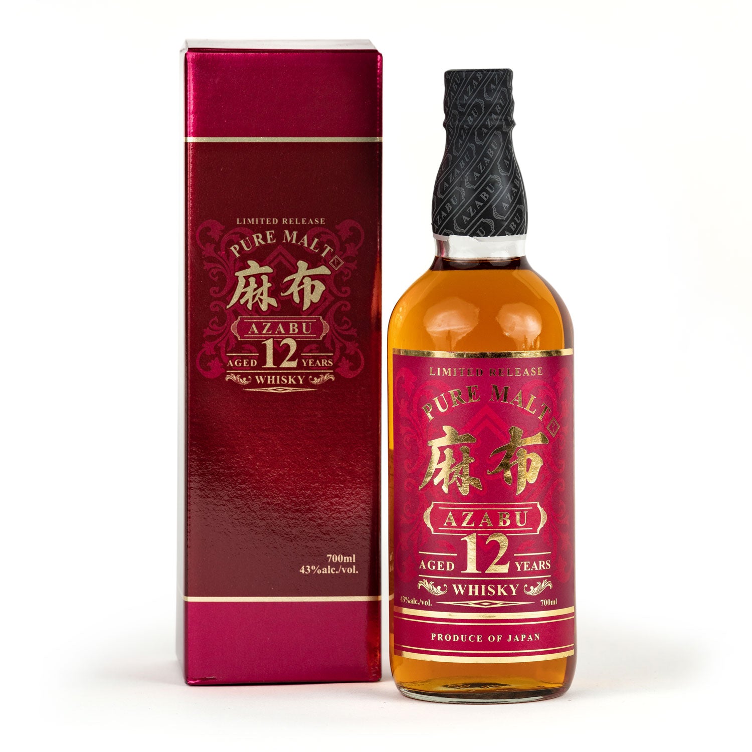 *AZABU 12-YEAR AGED PURE MALT WHISKY 700ML