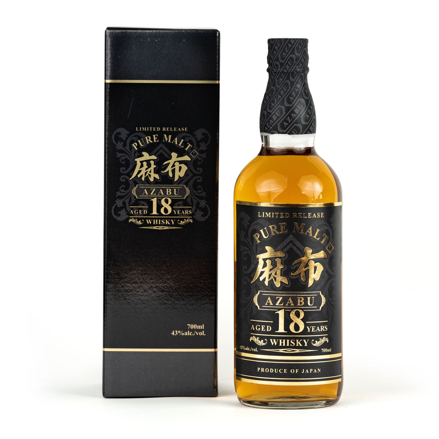 *AZABU 18-YEAR AGED PURE MALT WHISKY 700ML