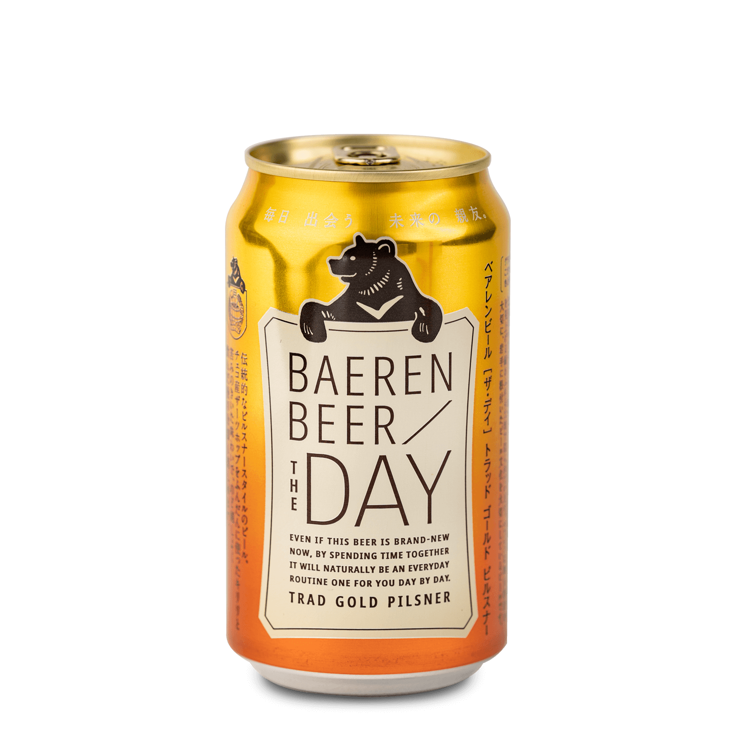 *BAEREN 'THE DAY' TRADITIONAL GOLD PILSNER BEER 12 x 350ml